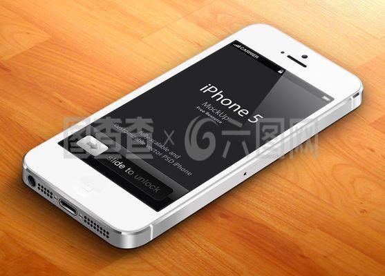蘋果手機(jī)白色iphone5高清分層圖片